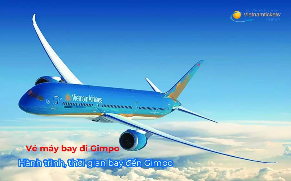 Hành trình, thời gian bay đến Gimpo
