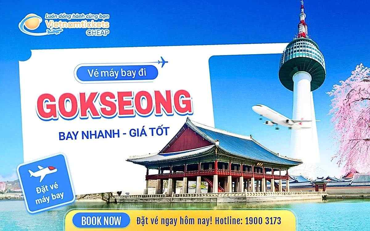 Vé máy bay đi Gokseong