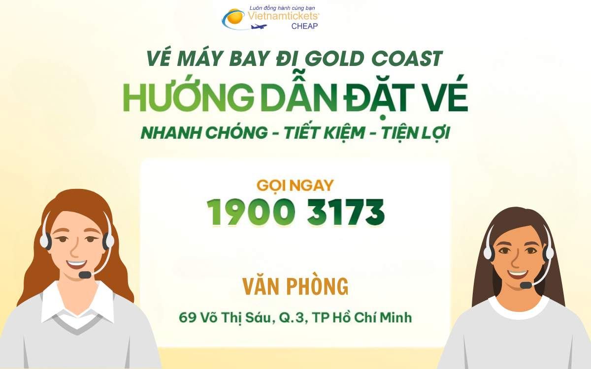 Đặt vé đi Gold Coast uy tín giá rẻ