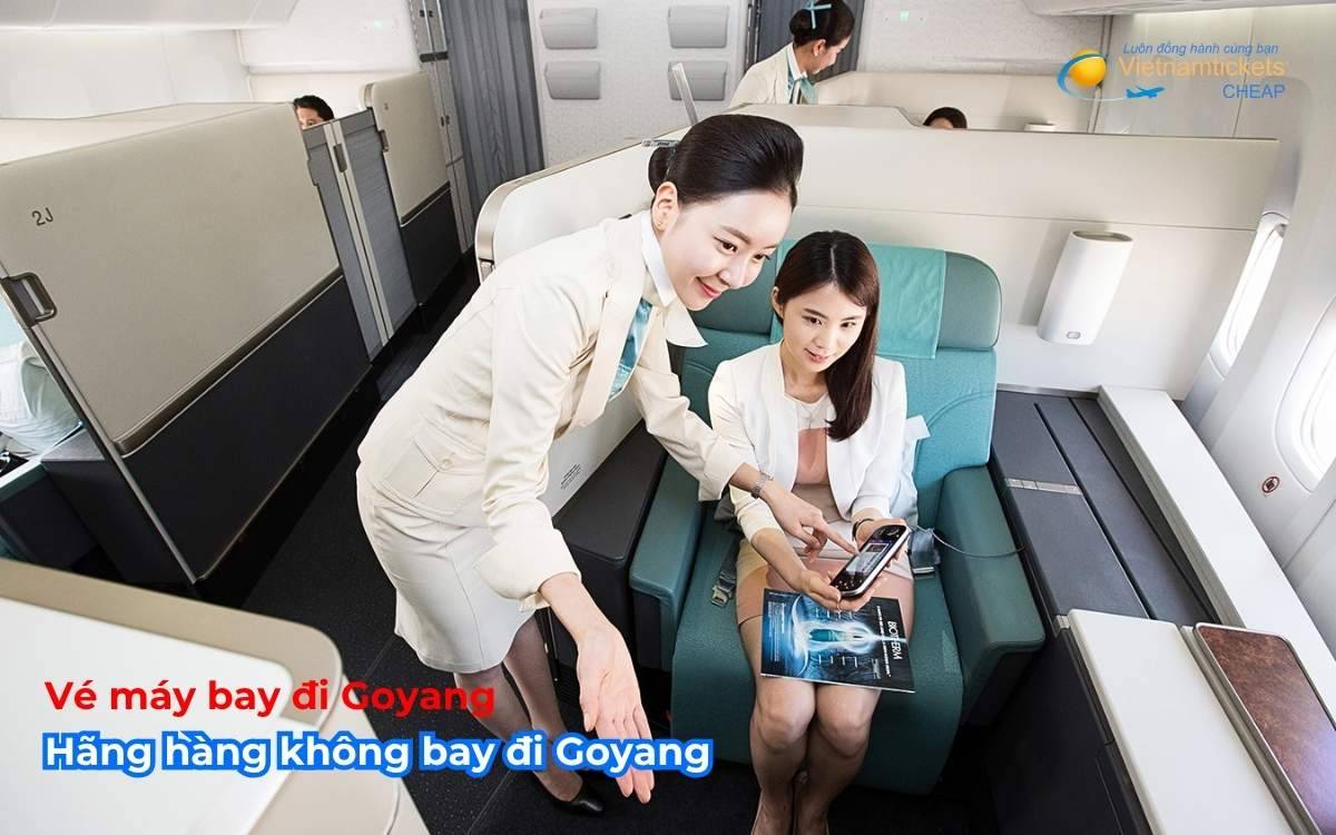 Hãng hàng không bay đi Goyang