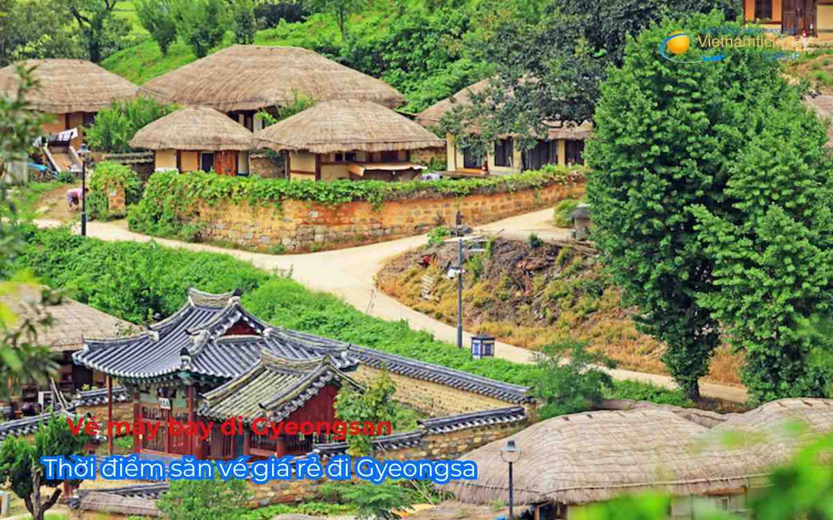 Thời điểm săn v&eacute; gi&aacute; rẻ đi Gyeongsan