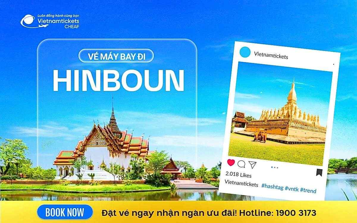 Vé Máy Bay Đi Hinboun