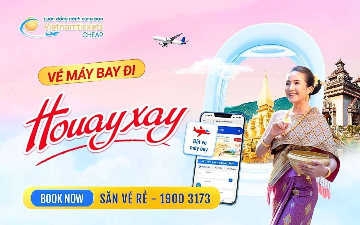 Vé Máy Bay Đi Houayxay
