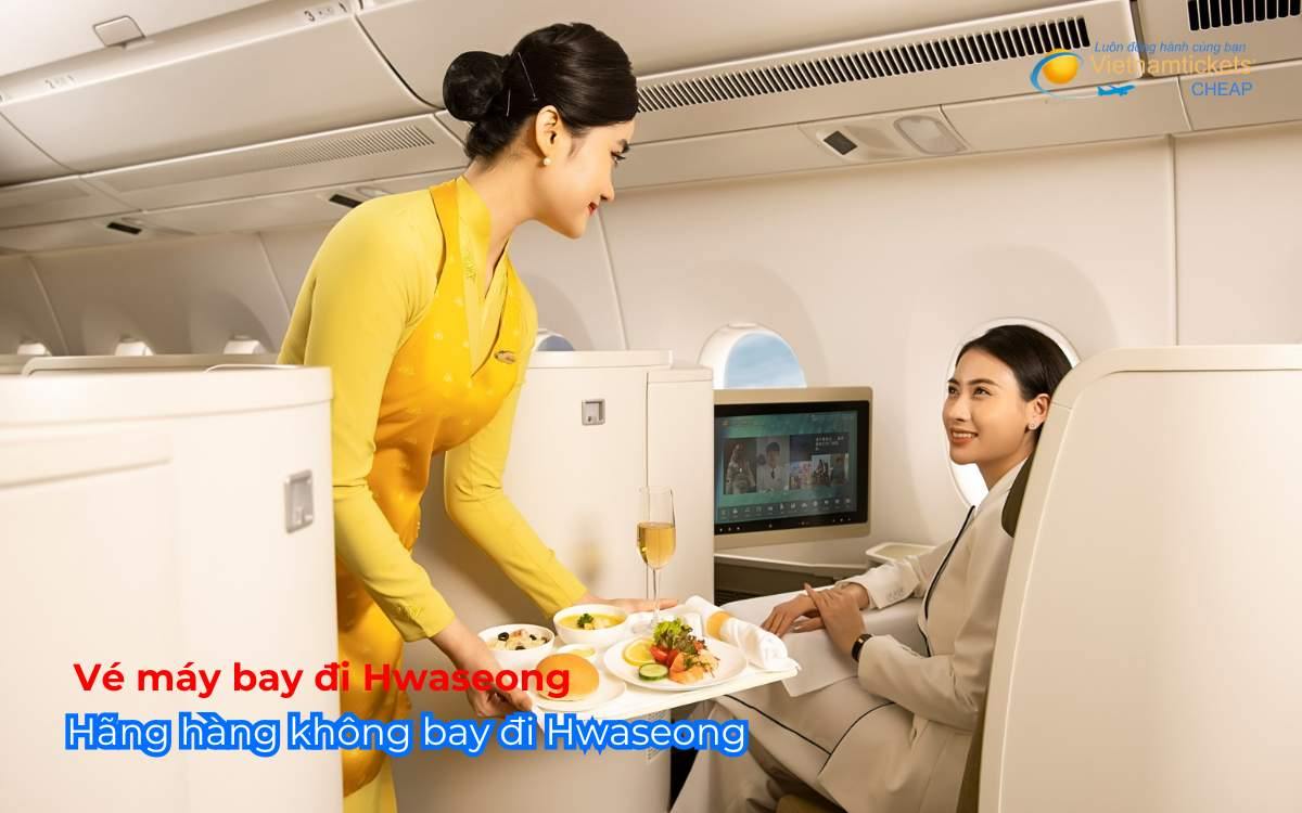 Hãng hàng không bay đi Hwaseong