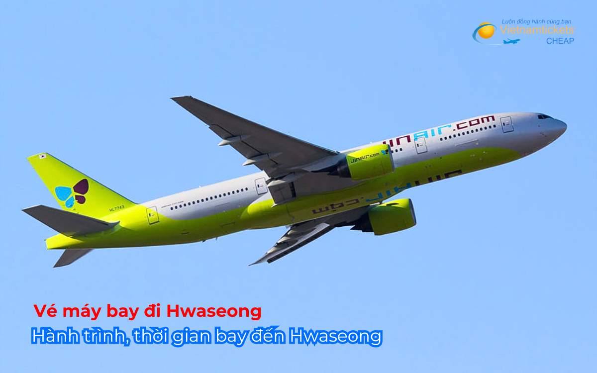 Hành trình, thời gian bay đến Hwaseong