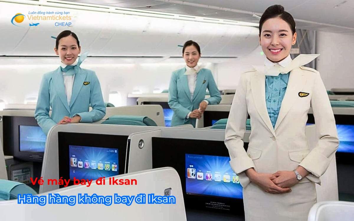 H&atilde;ng h&agrave;ng kh&ocirc;ng bay đi Iksan