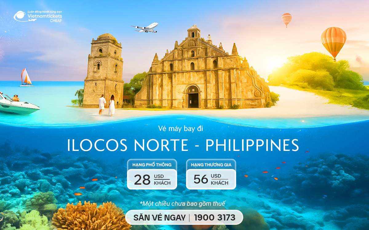 Vé Máy Bay Đi Ilocos Norte