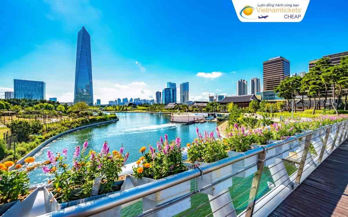 Thời gian bay đến Incheon Hàn Quốc