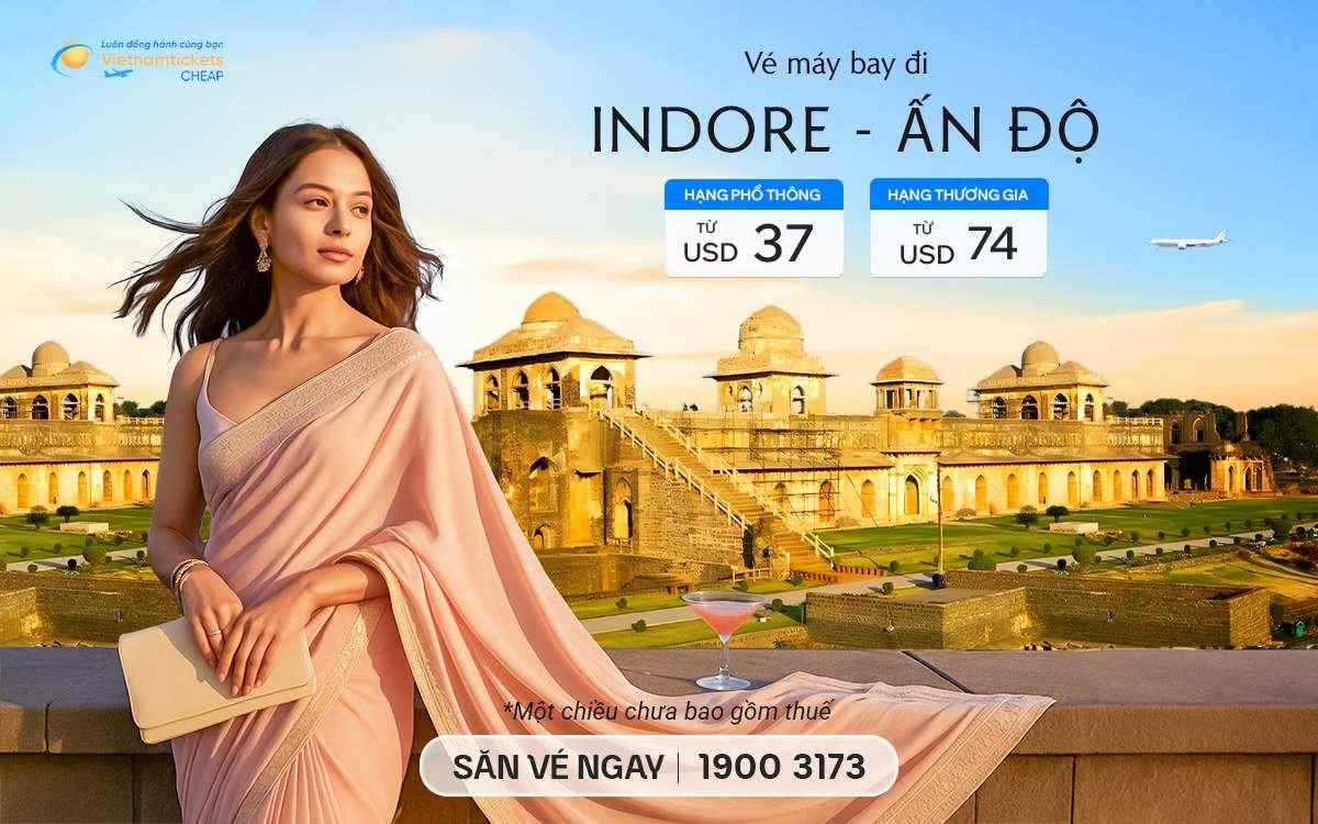 Vé Máy Bay Đi Indore
