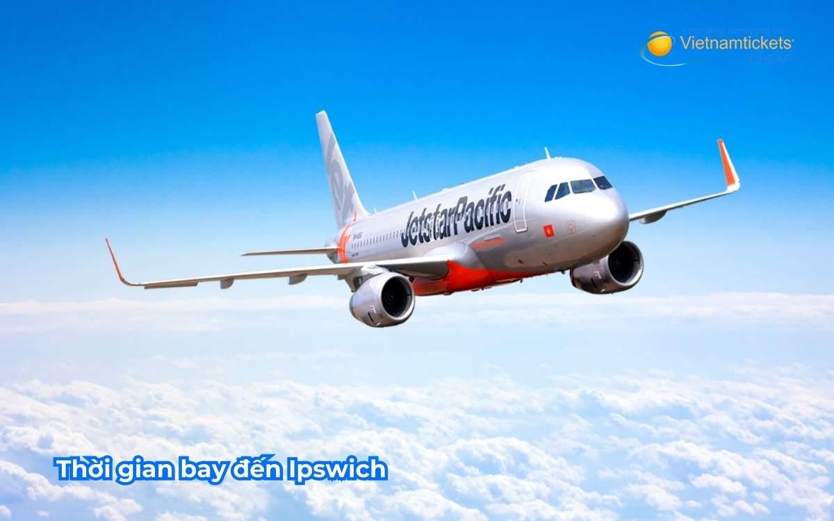 Thời gian bay đến Ipswich