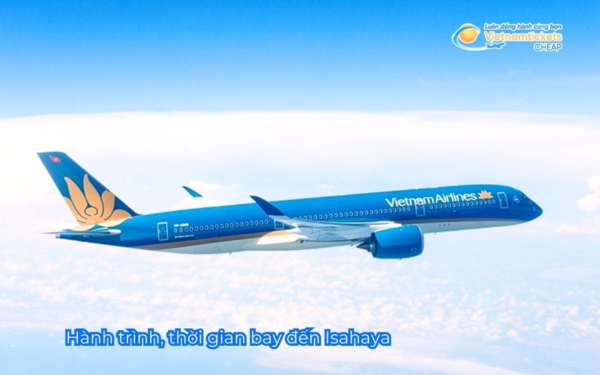 Hành trình, thời gian bay đến Isahaya