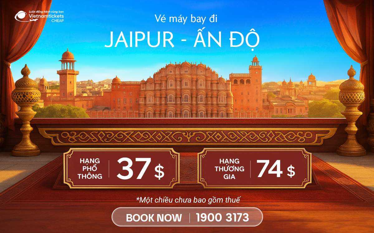 Vé Máy Bay Đi Jaipur