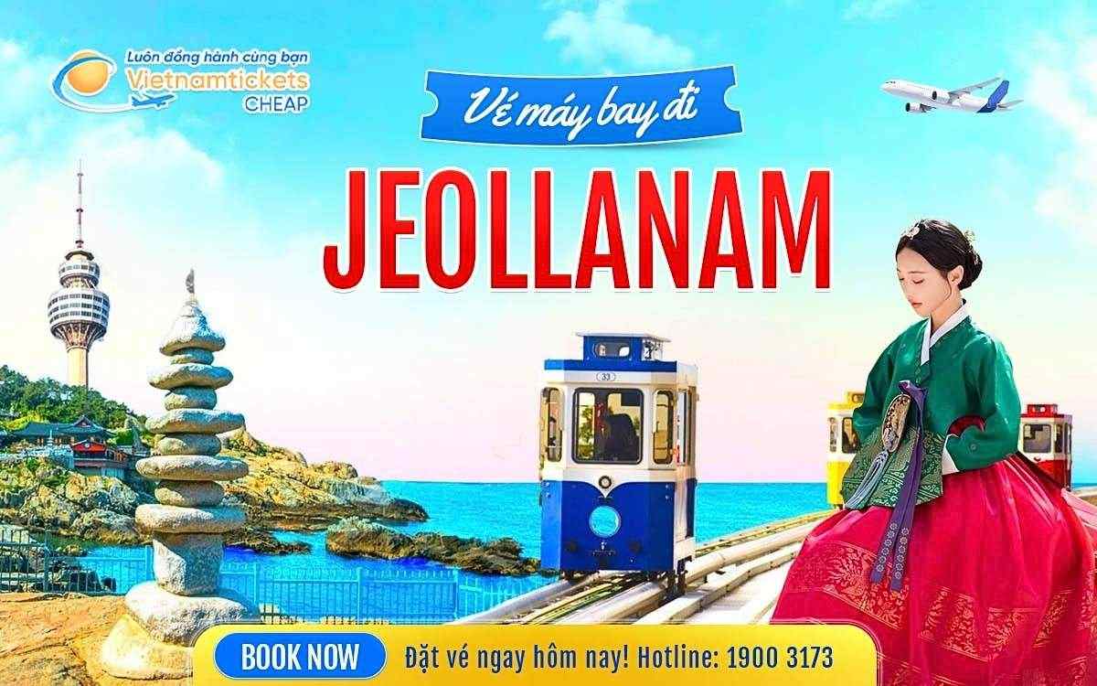 Vé Máy Bay Đi Jeollanam