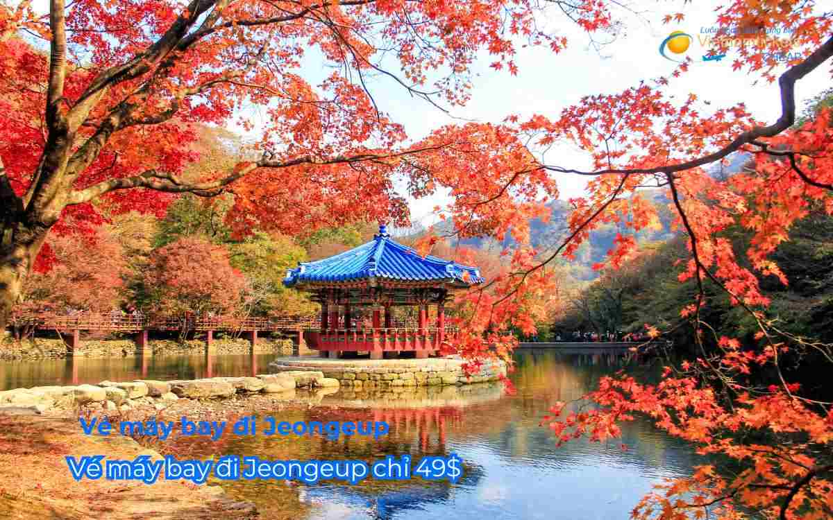 V&eacute; m&aacute;y bay đi Jeongeup chỉ 49$
