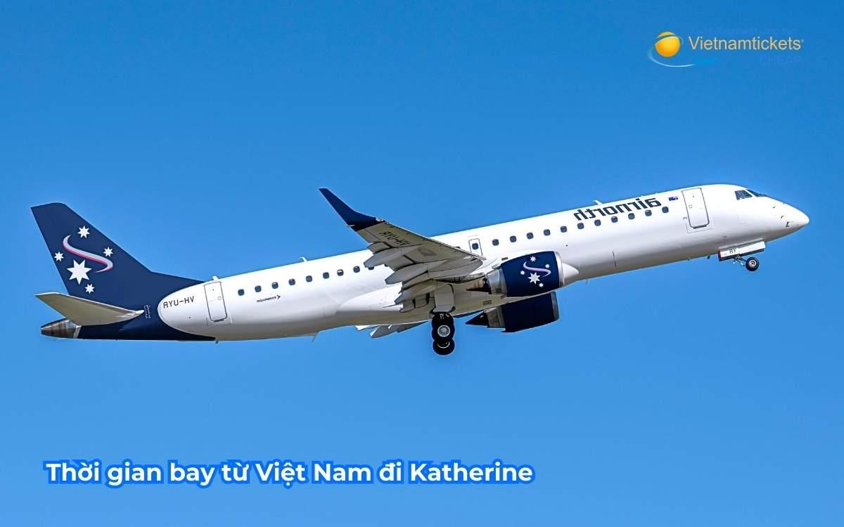 Thời gian bay từ Việt Nam đi Katherine