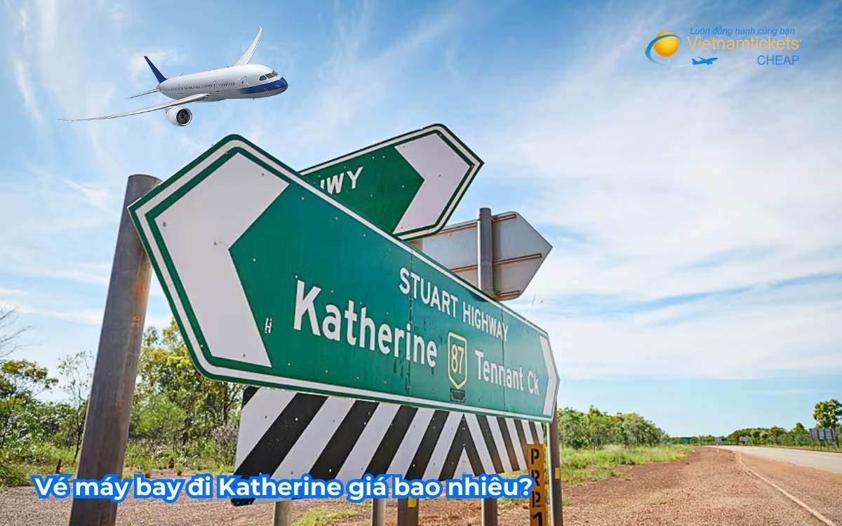 Vé máy bay đi Katherine giá bao nhiêu?