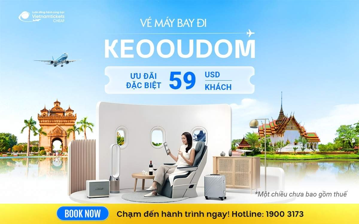Vé Máy Bay Đi Keooudom