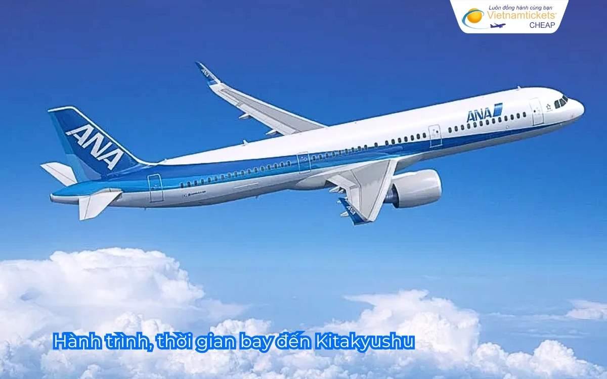 Hành trình, thời gian bay đến Kitakyushu