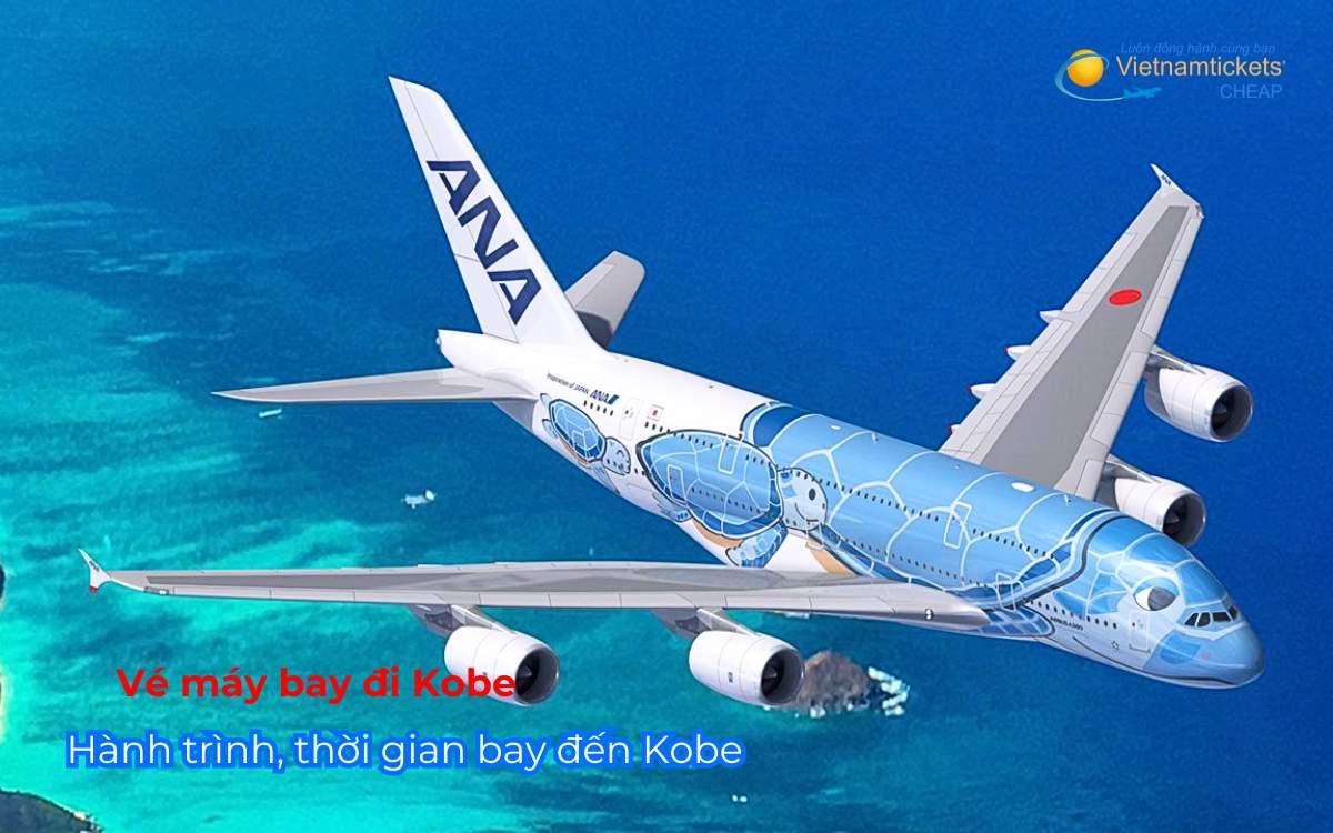 Hành trình, thời gian bay đến Kobe