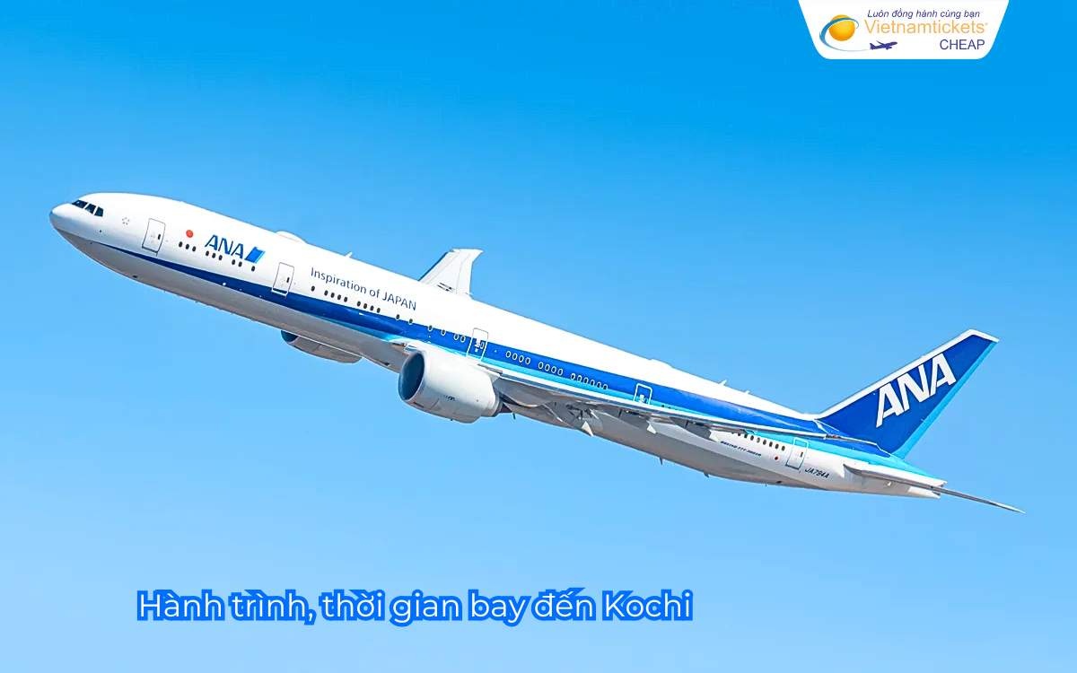 Hành trình, thời gian bay đến Kochi
