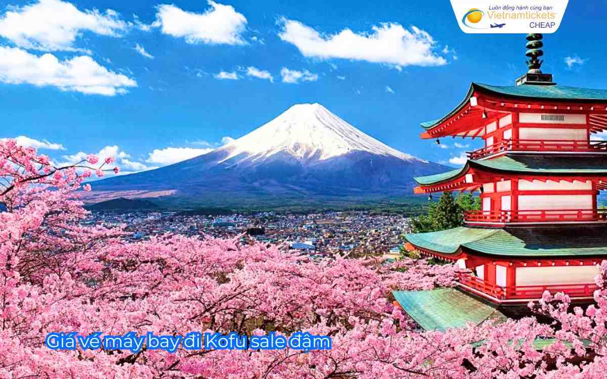 Giá vé máy bay đi Kofu sale đậm