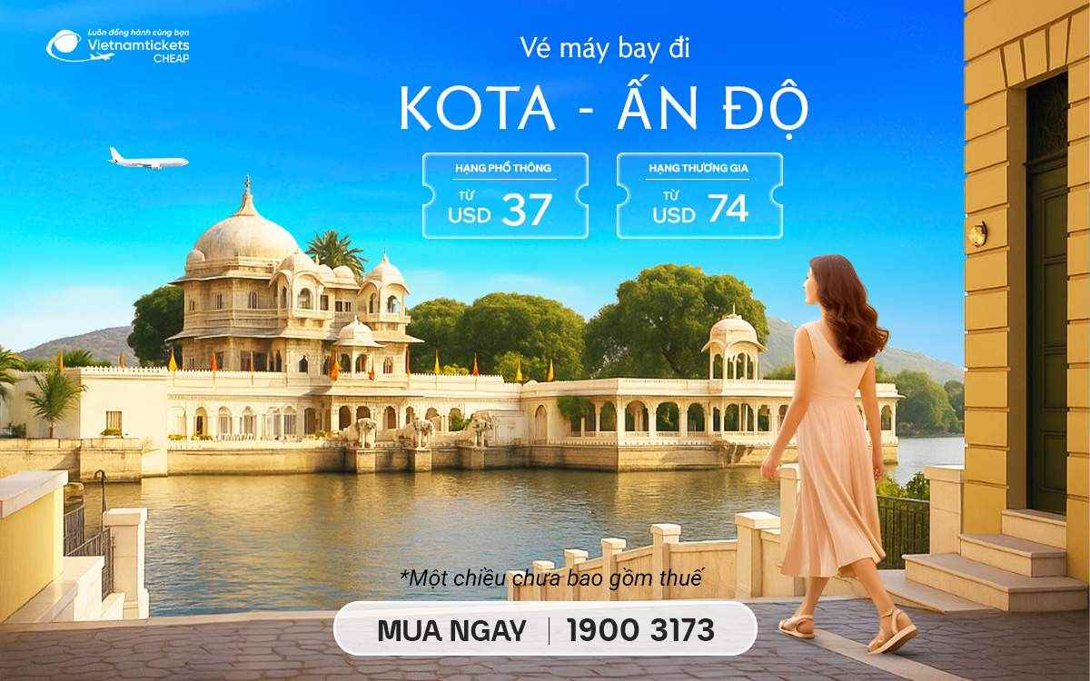 Vé Máy Bay Đi Kota