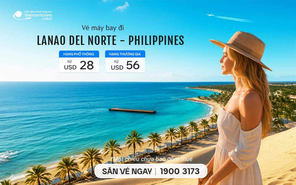 Vé Máy Bay Đi Lanao Del Norte