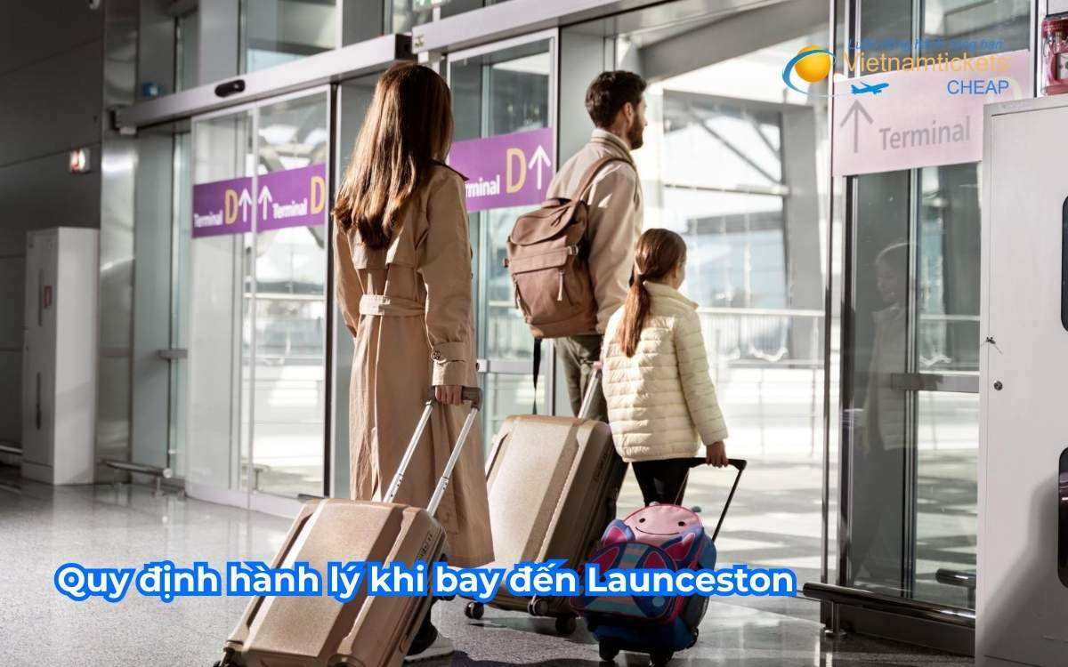 Quy định hành lý khi bay đến Launceston