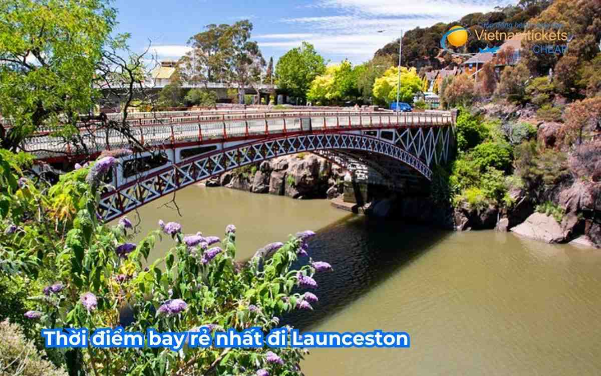 Thời điểm bay rẻ nhất đi Launceston
