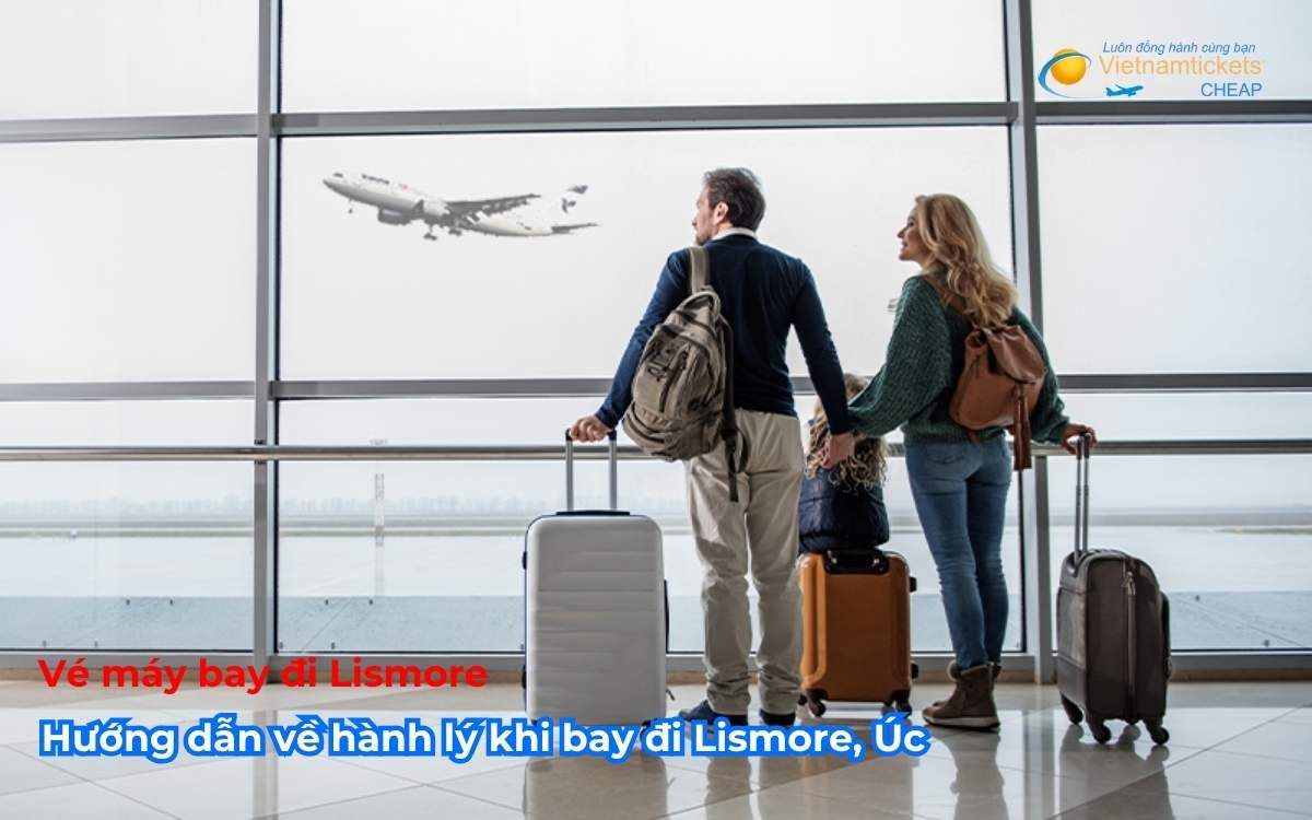 Hướng dẫn về hành lý khi bay đi Lismore, Úc