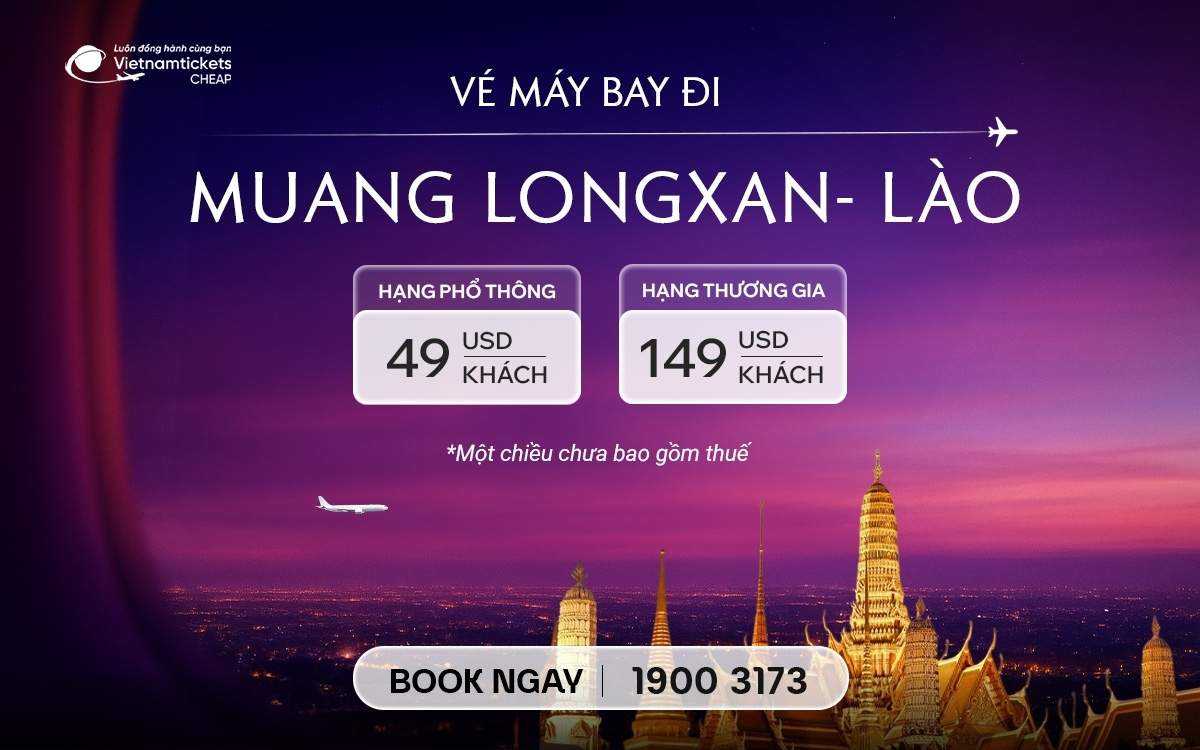 Vé Máy Bay Đi Longxan