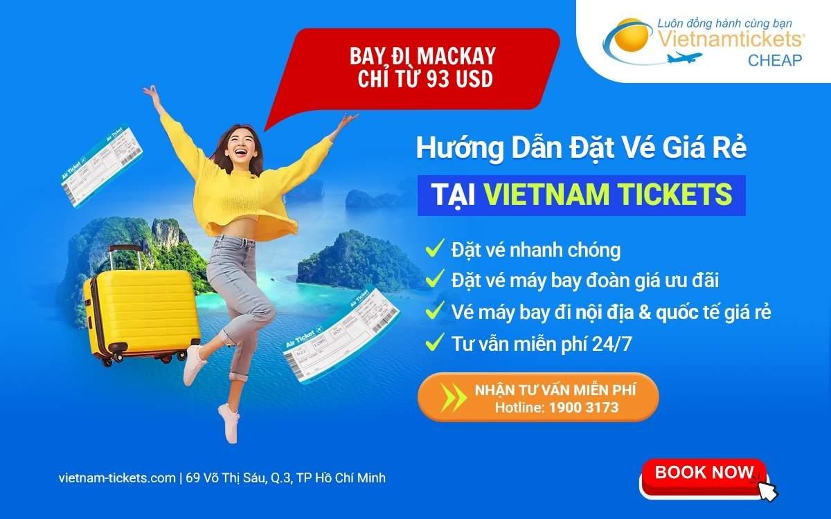 ƯU ĐÃI VÉ MÁY BAY ĐẾN MACKAY - CHỐT NGAY CHỈ 93 USD