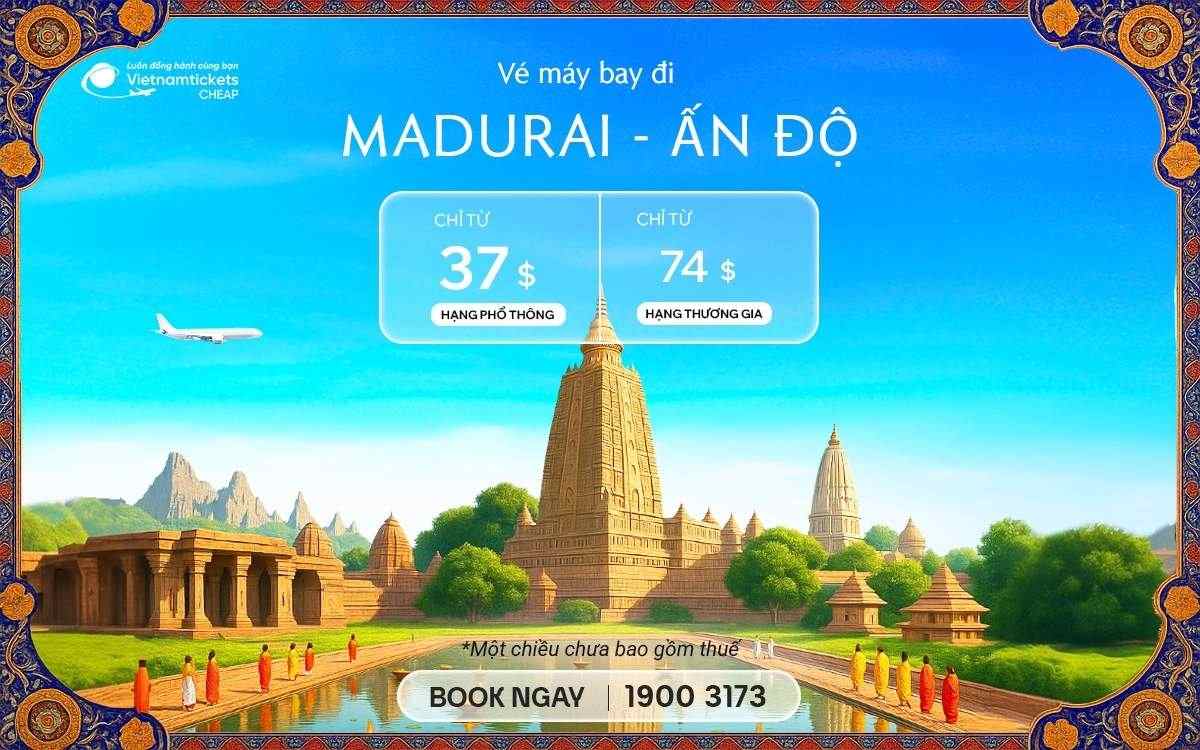Vé Máy Bay Đi Madurai