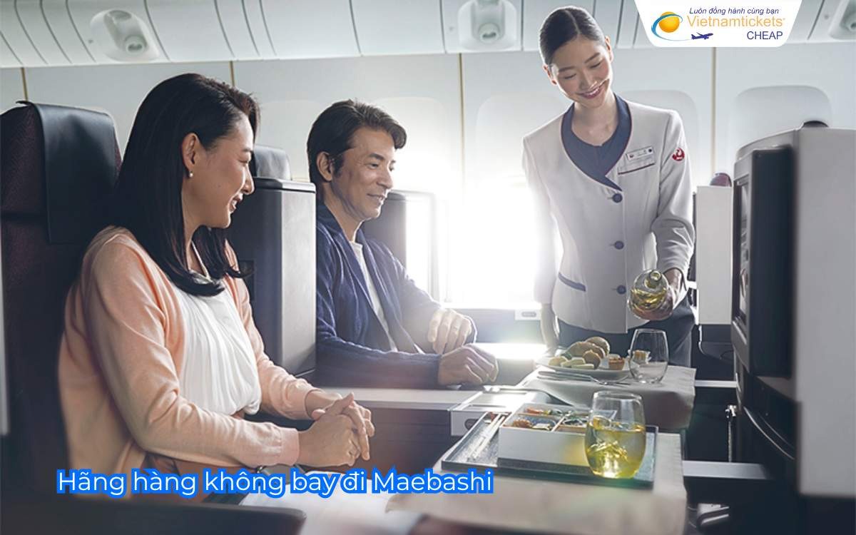 Hãng hàng không bay đi Maebashi