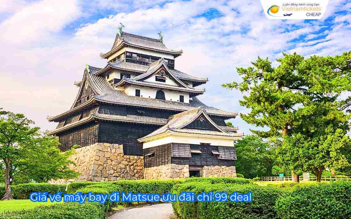 Giá vé máy bay đi Matsue ưu đãi chỉ 99 deal