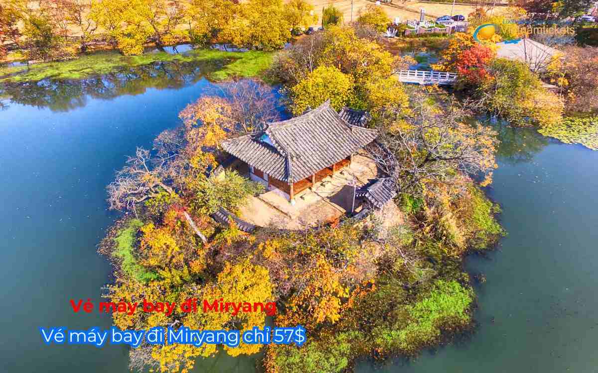 Vé máy bay đi Miryang chỉ 57$