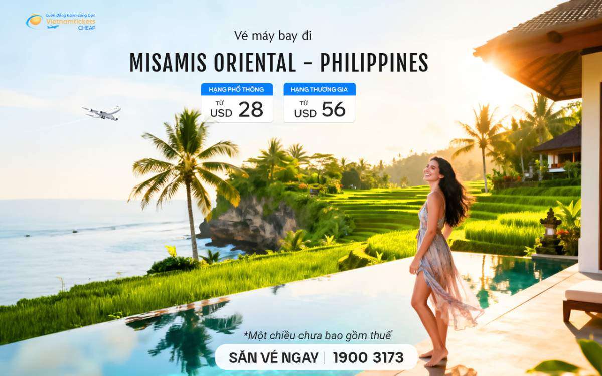 Vé Máy Bay Đi Misamis Oriental