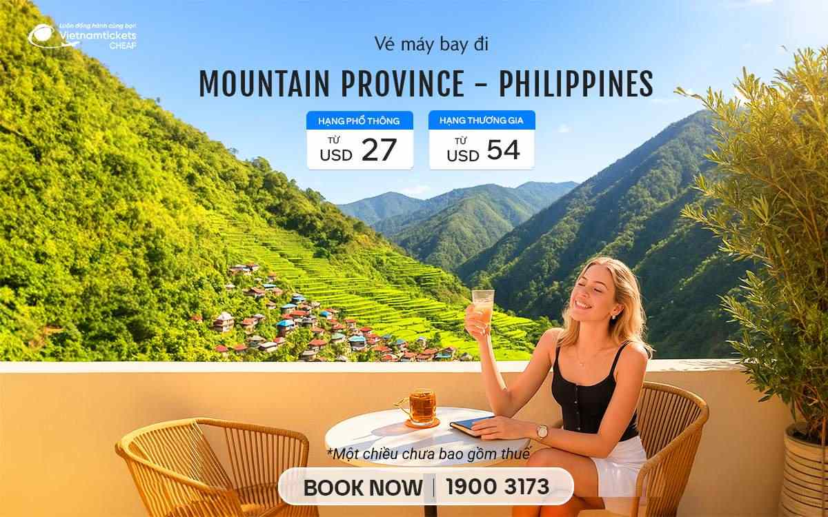 Vé Máy Bay Đi Mountain Province