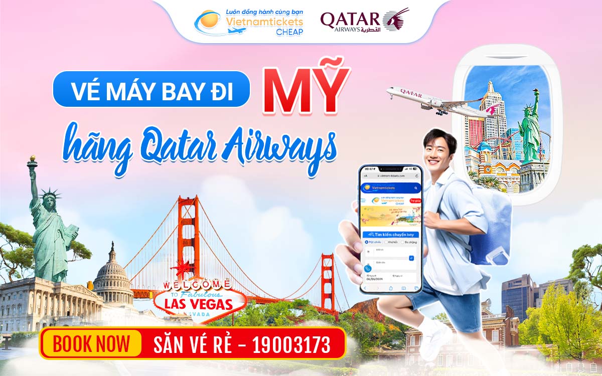 Đi Mỹ hãng Qatar Airways