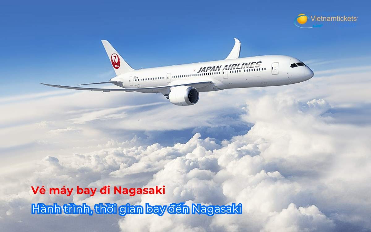 Hành trình, thời gian bay đến Nagasaki