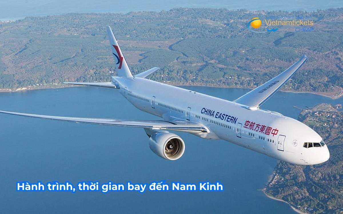 Hành trình, thời gian bay đến Nam Kinh