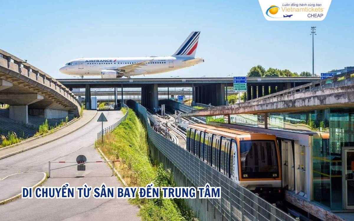 Di chuyển từ Sân bay đến trung tâm