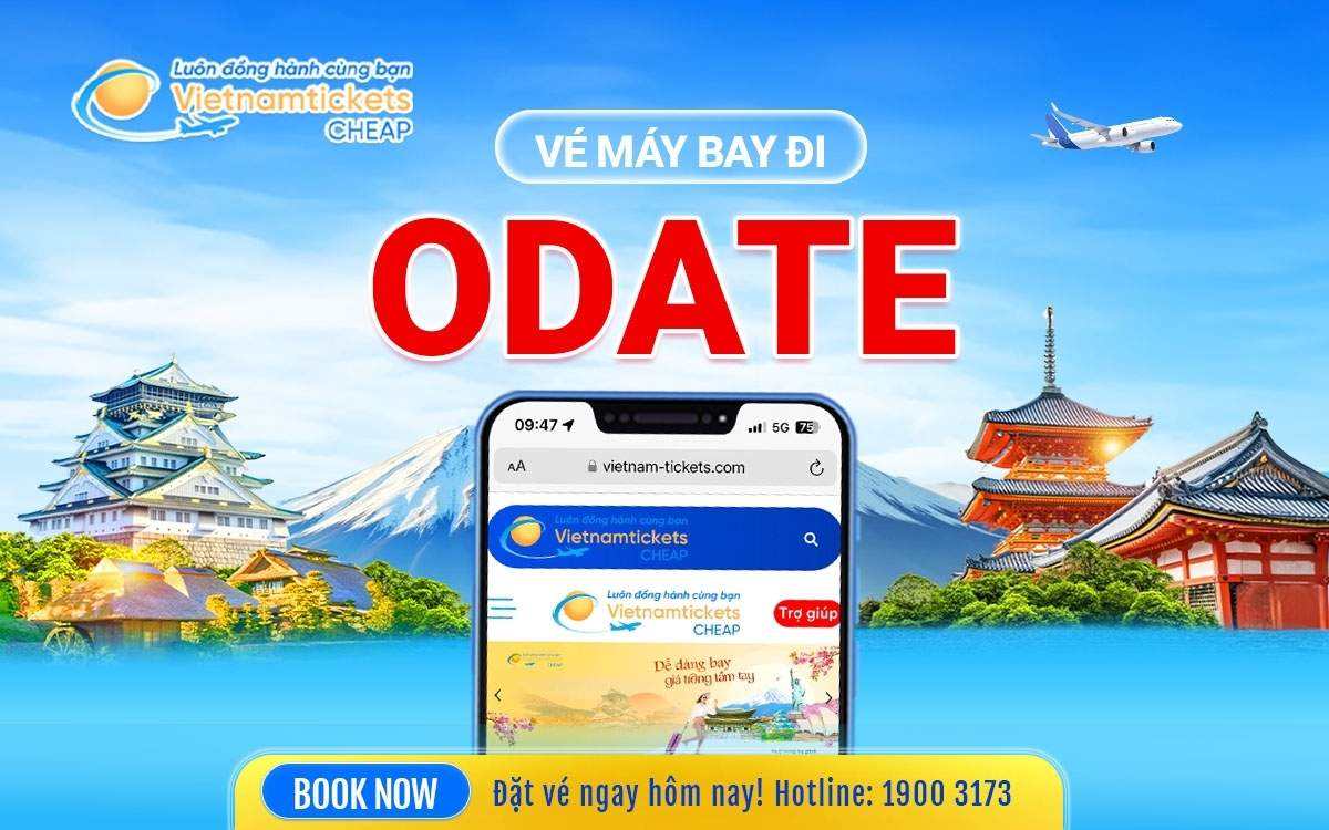 Vé đi Odate