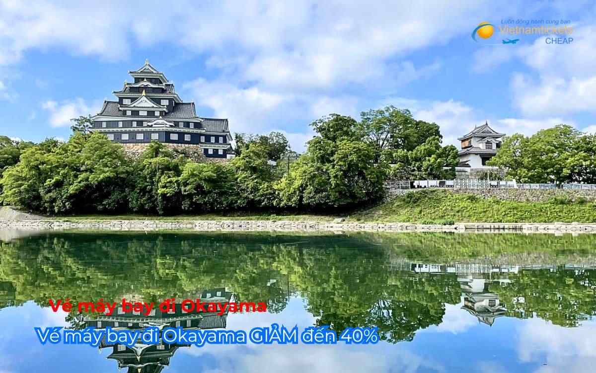 Vé máy bay đi Okayama GIẢM đến 40%, giữ chỗ ngay