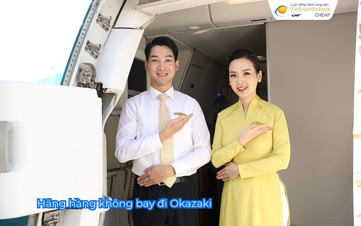 H&atilde;ng h&agrave;ng kh&ocirc;ng bay đi Okazaki