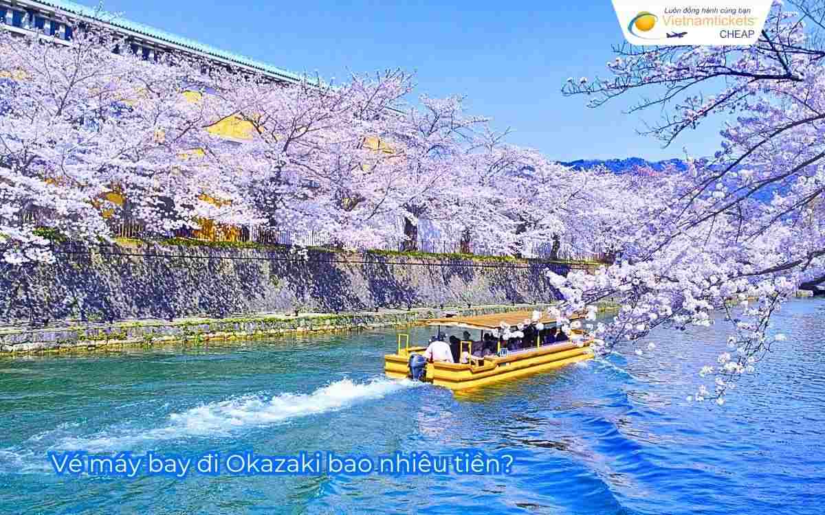 V&eacute; m&aacute;y bay đi Okazaki bao nhi&ecirc;u tiền?