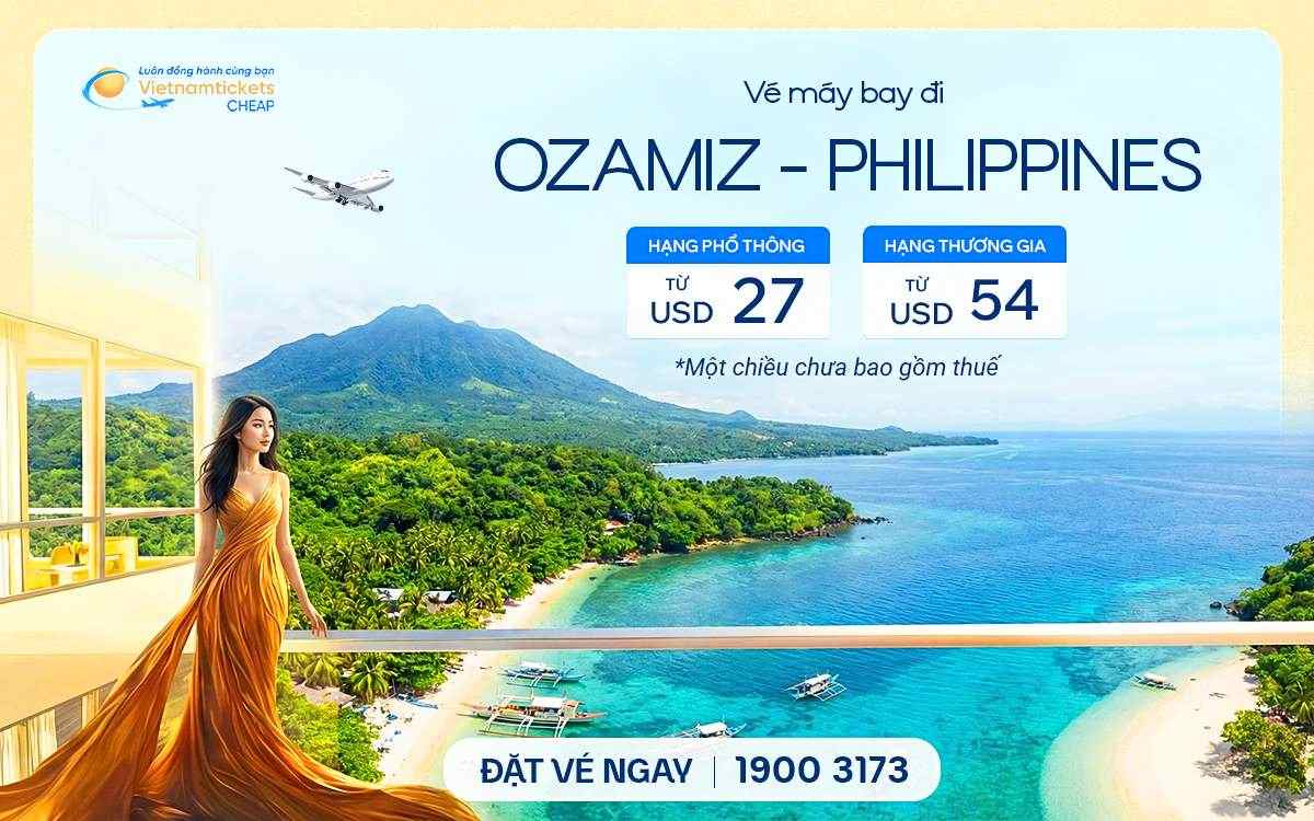 Vé Máy Bay Đi Ozamiz