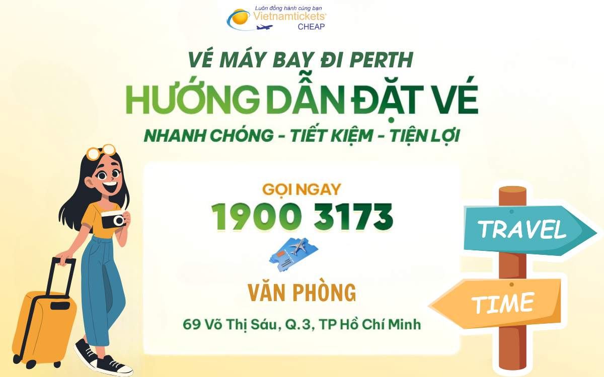 Mua vé máy bay đi Perth uy tín giá rẻ