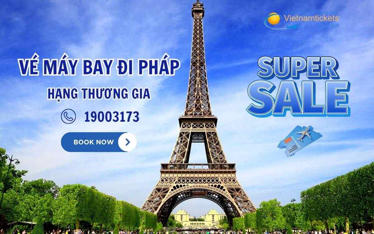 Vé máy bay đi Pháp hạng thương gia