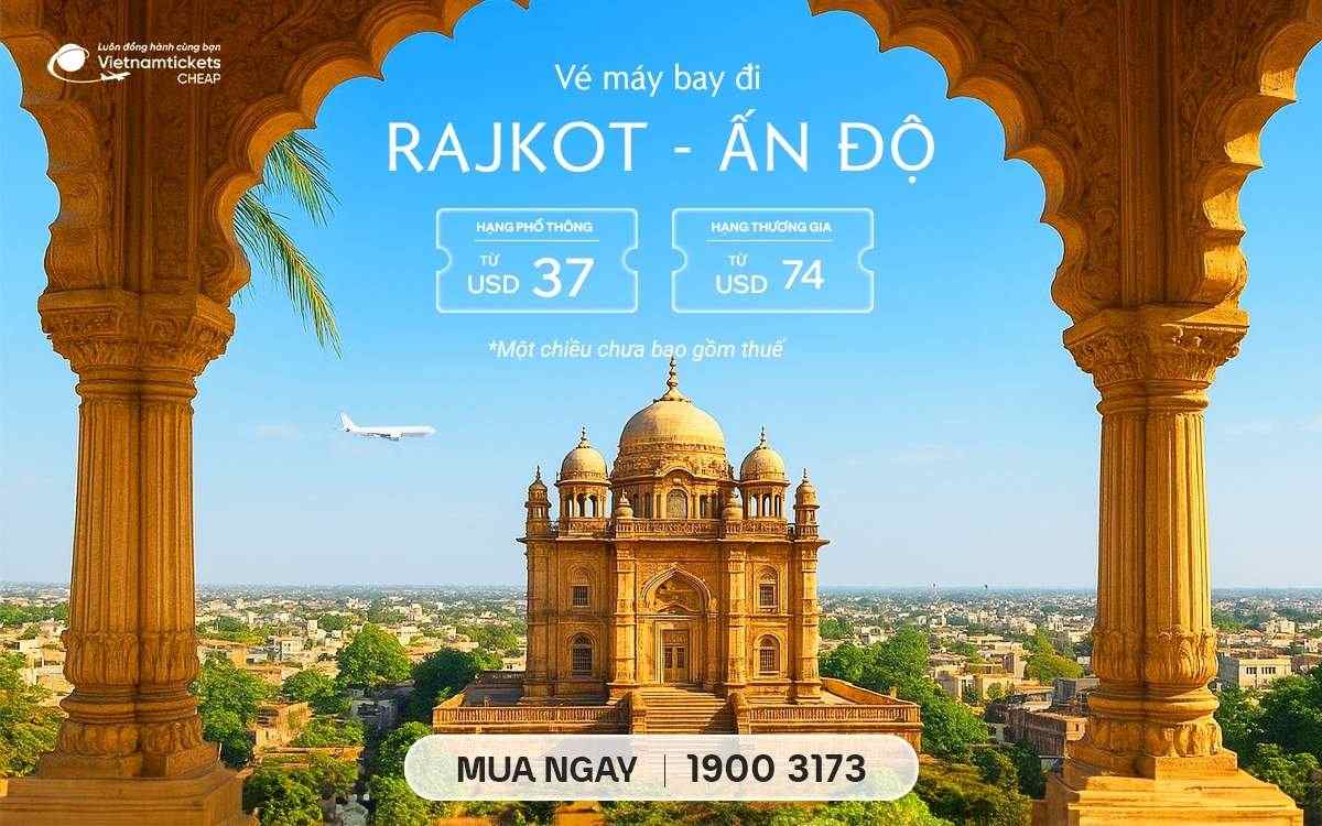 Vé Máy Bay Đi Rajkot